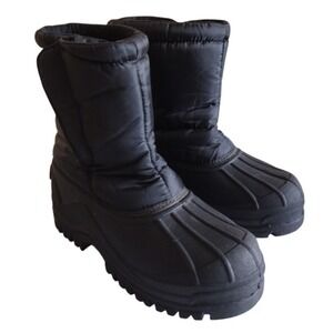 Alpine Design Snow Crusher II Kids Nylon Pac Boots Boy's Size 4 Water Resistant